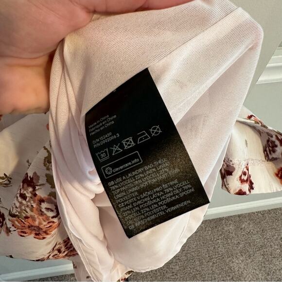 Brock Collection x H&M White Floral Bustier Mini Dress Medium - Picture 9 of 11